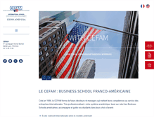 Tablet Screenshot of cefam.fr