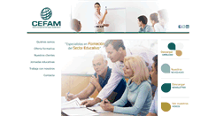 Desktop Screenshot of cefam.es