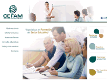 Tablet Screenshot of cefam.es